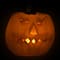 9.75" Orange Animated Double-Sided Pumpkin Halloween Décor